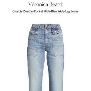Veronica beard wide leg jeans size 29